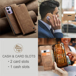 CASEME For Oppo Reno13 F 5G (Reno 13 FS 5G) / 4G Wallet Case  013 Series PU Leather Phone Cover Stand