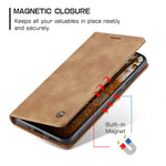 CASEME For Oppo Reno13 F 5G (Reno 13 FS 5G) / 4G Wallet Case  013 Series PU Leather Phone Cover Stand