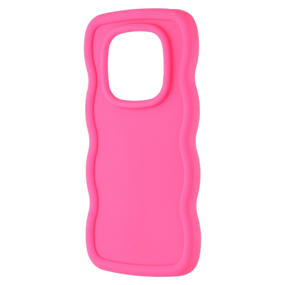 For Xiaomi Redmi Note 14 Pro 4G Case TPU Protective Phone Cover Unique Curly Wave Frame