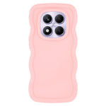 For Xiaomi Redmi Note 14 Pro 4G Case TPU Protective Phone Cover Unique Curly Wave Frame