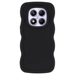 For Xiaomi Redmi Note 14 Pro 4G Case TPU Protective Phone Cover Unique Curly Wave Frame