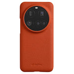 MELKCO For Xiaomi 15 Ultra Case Genuine Cow Leather PC Phone Cover Magnetic Case