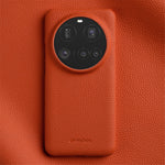 MELKCO For Xiaomi 15 Ultra Case Genuine Cow Leather PC Phone Cover Magnetic Case