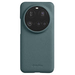 MELKCO For Xiaomi 15 Ultra Case Genuine Cow Leather PC Phone Cover Magnetic Case