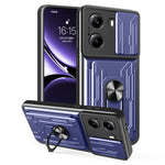 For Xiaomi Poco X7 Pro 5G Case PC + TPU Kickstand Phone Back Cover with Camera Slider