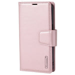 HANMAN Miro2 Series til iPhone 14 Pro PU-læderpungtelefoncover med magnetisk aftagelig stander og flipcover
