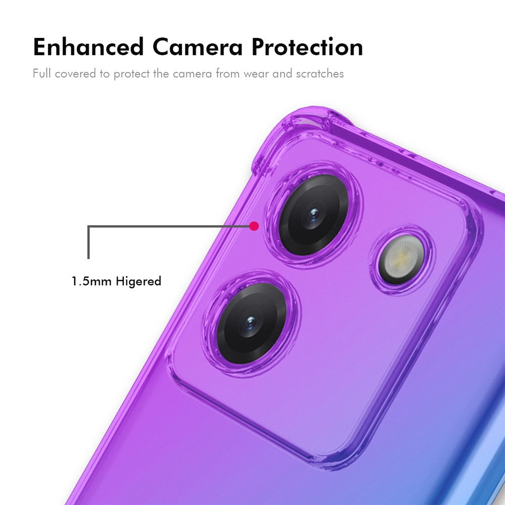 ENKAY For Xiaomi Poco M7 Pro 5G TPU Case  Thickened Four Corner Drop-proof Phone Back Cover