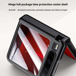 For Huawei Pura X Magnetic Case Skin-Touch Hinge Folding PC Phone Cover Built In Screen Protector