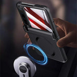 For Huawei Pura X Magnetic Case Skin-Touch Hinge Folding PC Phone Cover Built In Screen Protector