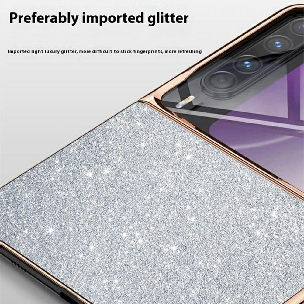 For Huawei Pura X Case Electroplated Glitter PC Phone Cover