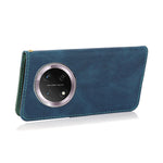 For Honor Magic7 Lite 5G / X9c 5G / X60 Pro 5G Case Color Splicing Wallet Stand Leather Phone Cover with Wrist Strap