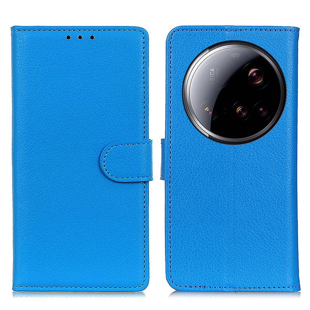 For Xiaomi 15 Ultra Wallet Case PU Leather Phone Cover Litchi Texture