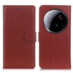 For Xiaomi 15 Ultra Wallet Case PU Leather Phone Cover Litchi Texture