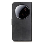 For Xiaomi 15 Ultra Case Cowhide Texture Leather Wallet Stand Phone Cover