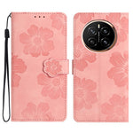 For Honor Magic7 Pro 5G Case Flower Design Leather Wallet Phone Cover with Wrist Strap