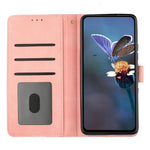For Honor Magic7 Pro 5G Case Flower Design Leather Wallet Phone Cover with Wrist Strap