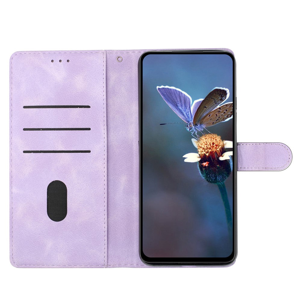 For Honor Magic7 Pro 5G Case Butterfly Flower Pattern Skin-Touch Leather Phone Cover
