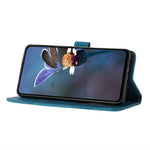 For Honor Magic7 Lite 5G / X9c 5G / X60 Pro 5G Case Flower Design Leather Wallet Phone Cover with Wrist Strap