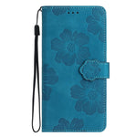For Honor Magic7 Lite 5G / X9c 5G / X60 Pro 5G Case Flower Design Leather Wallet Phone Cover with Wrist Strap