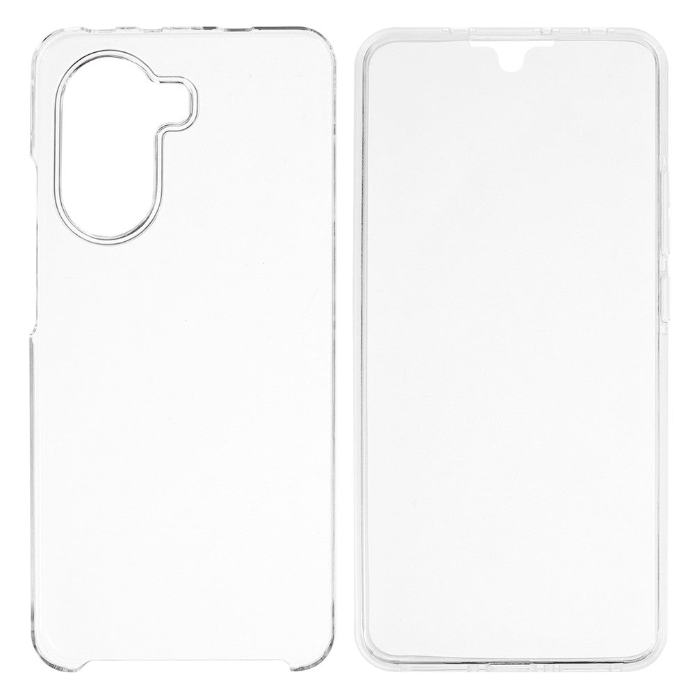 TPU-ramme med gennemsigtig akryl-bagsidecover og PET-film til Xiaomi Poco X7 Pro 5G / Redmi Turbo 4 5G