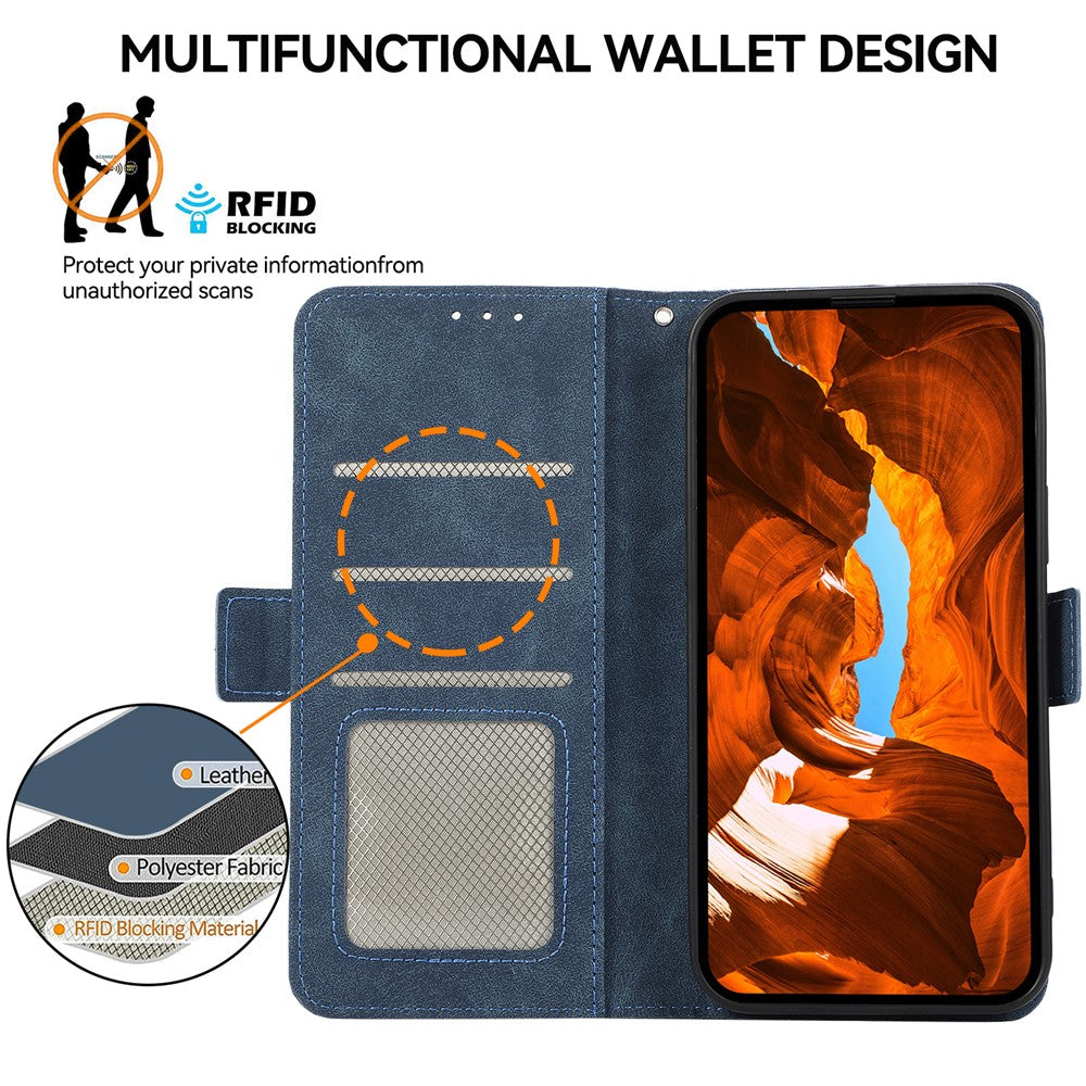 ABEEL For Xiaomi 15 Ultra Case PU Leather Folio Stand View RFID Blocking Phone Cover
