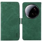 ABEEL For Xiaomi 15 Ultra Case PU Leather Folio Stand View RFID Blocking Phone Cover