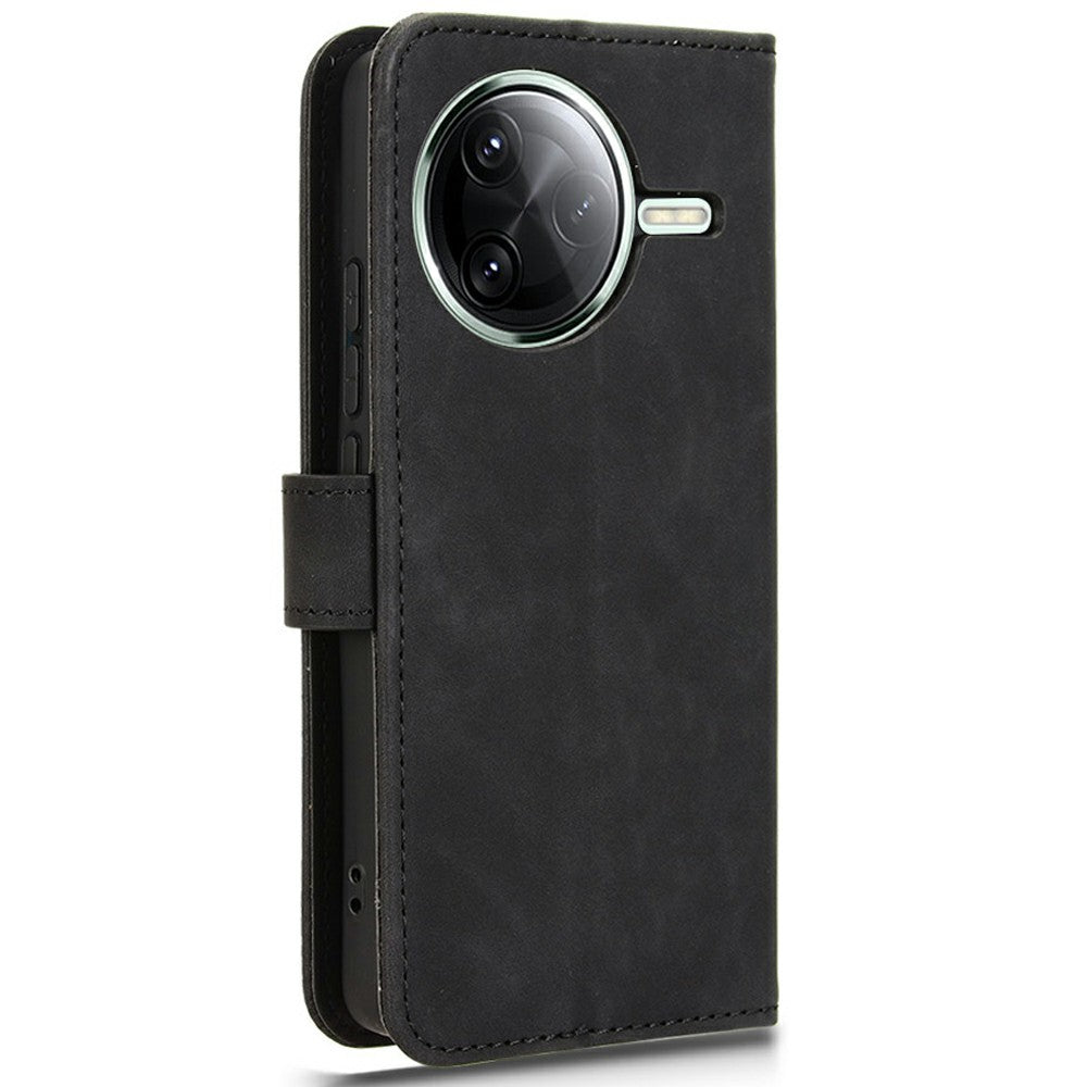 For Xiaomi Poco F7 Pro 5G / Redmi K80 5G / Poco F7 Ultra 5G / Redmi K80 Pro 5G Leather Case Skin Feel Anti Drop Wallet Flip Phone Cover