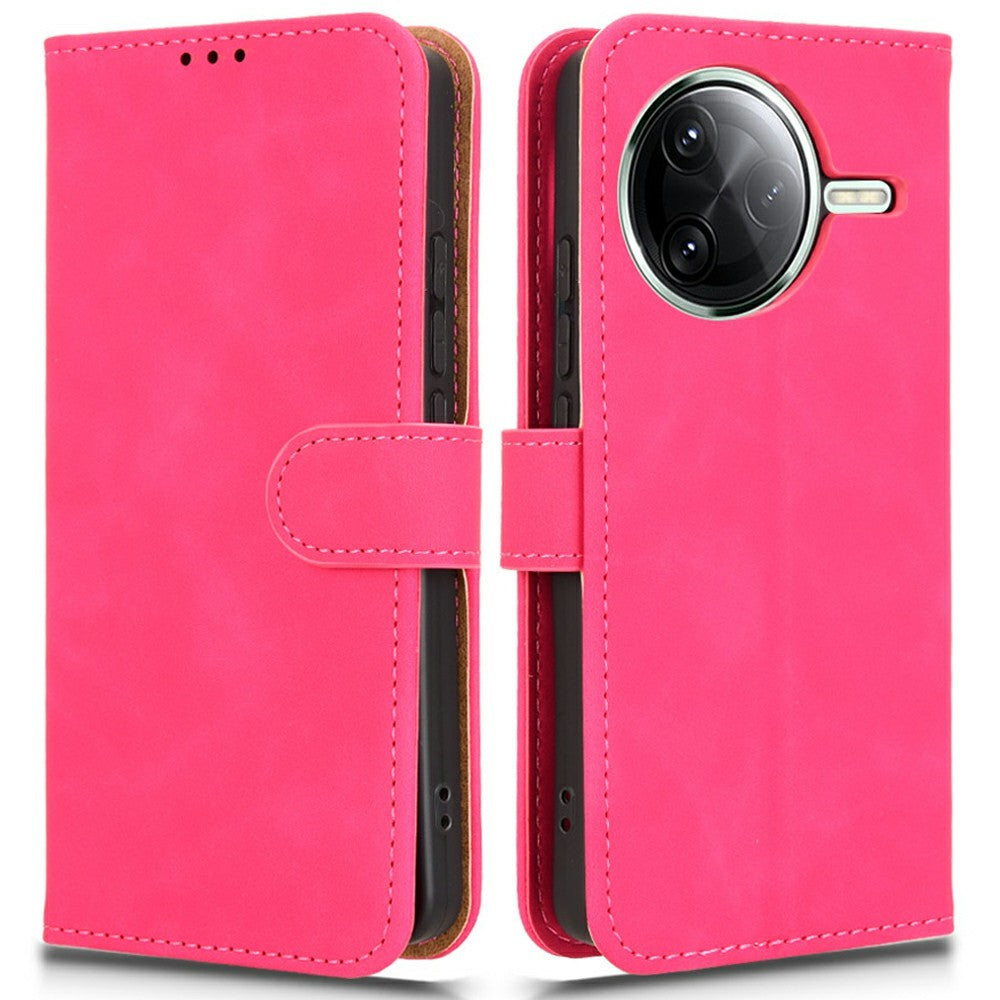 For Xiaomi Poco F7 Pro 5G / Redmi K80 5G / Poco F7 Ultra 5G / Redmi K80 Pro 5G Leather Case Skin Feel Anti Drop Wallet Flip Phone Cover