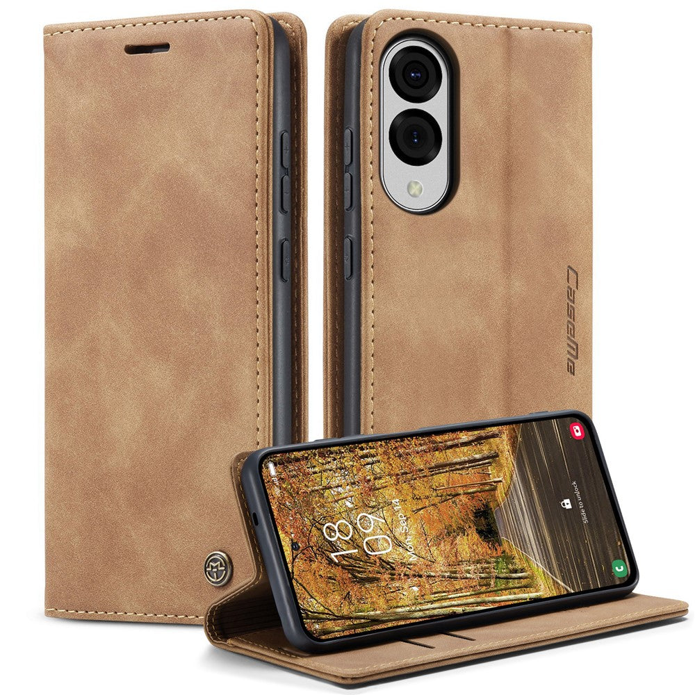 CASEME For Samsung Galaxy S25 Edge Wallet Case  013 Series PU Leather Phone Cover Stand