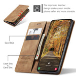 CASEME For Samsung Galaxy S25 Edge Wallet Case  013 Series PU Leather Phone Cover Stand
