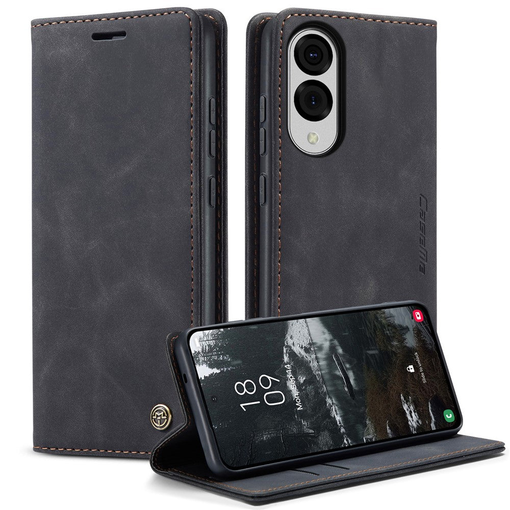 CASEME For Samsung Galaxy S25 Edge Wallet Case  013 Series PU Leather Phone Cover Stand
