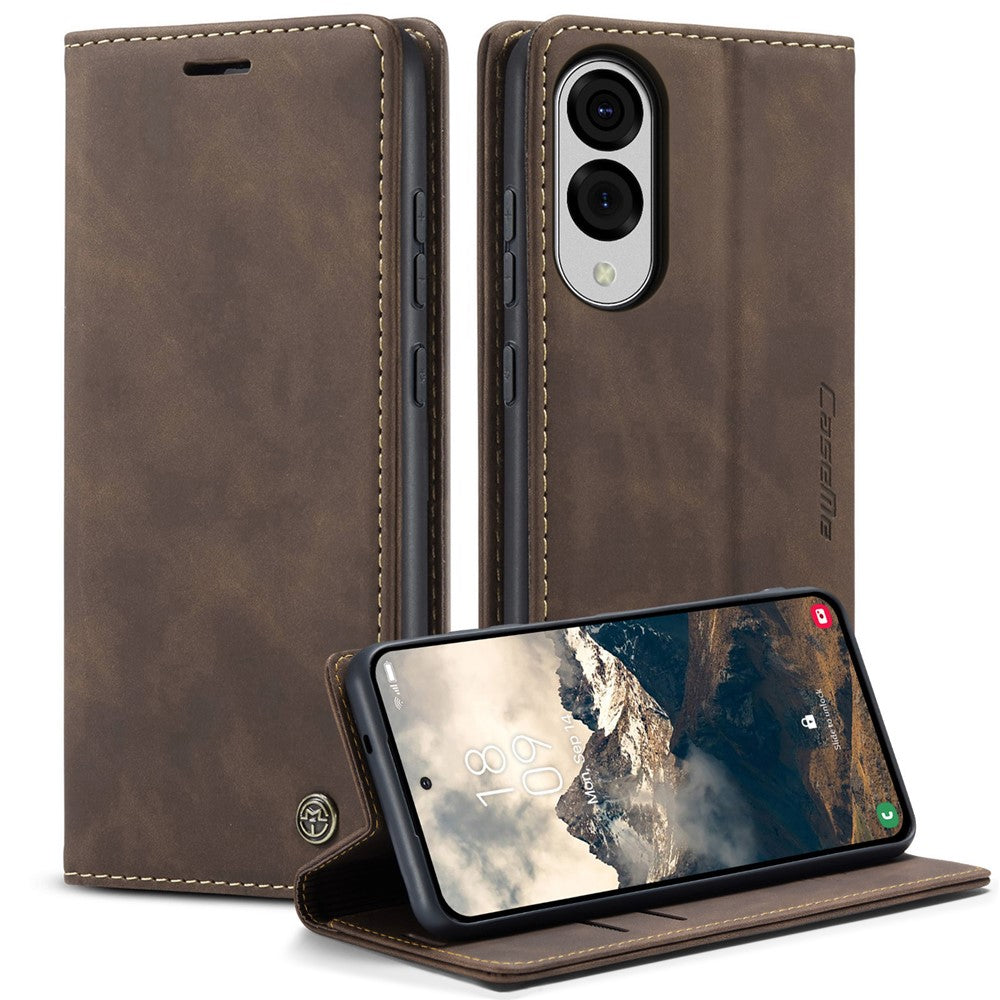 CASEME For Samsung Galaxy S25 Edge Wallet Case  013 Series PU Leather Phone Cover Stand
