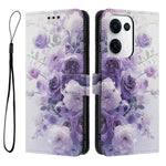 YX-2501 For Oppo Reno13 5G (Global) Case Pattern Printing PU Leather Wallet Phone Cover with Lanyard