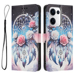 YX-2501 For Oppo Reno13 5G (Global) Case Pattern Printing PU Leather Wallet Phone Cover with Lanyard
