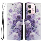 YX-2501 Til Oppo A5 Pro 4G (Global) / 5G (Global) / A5 Energy 5G (Kina) Cover med mønstertryk i PU-læder