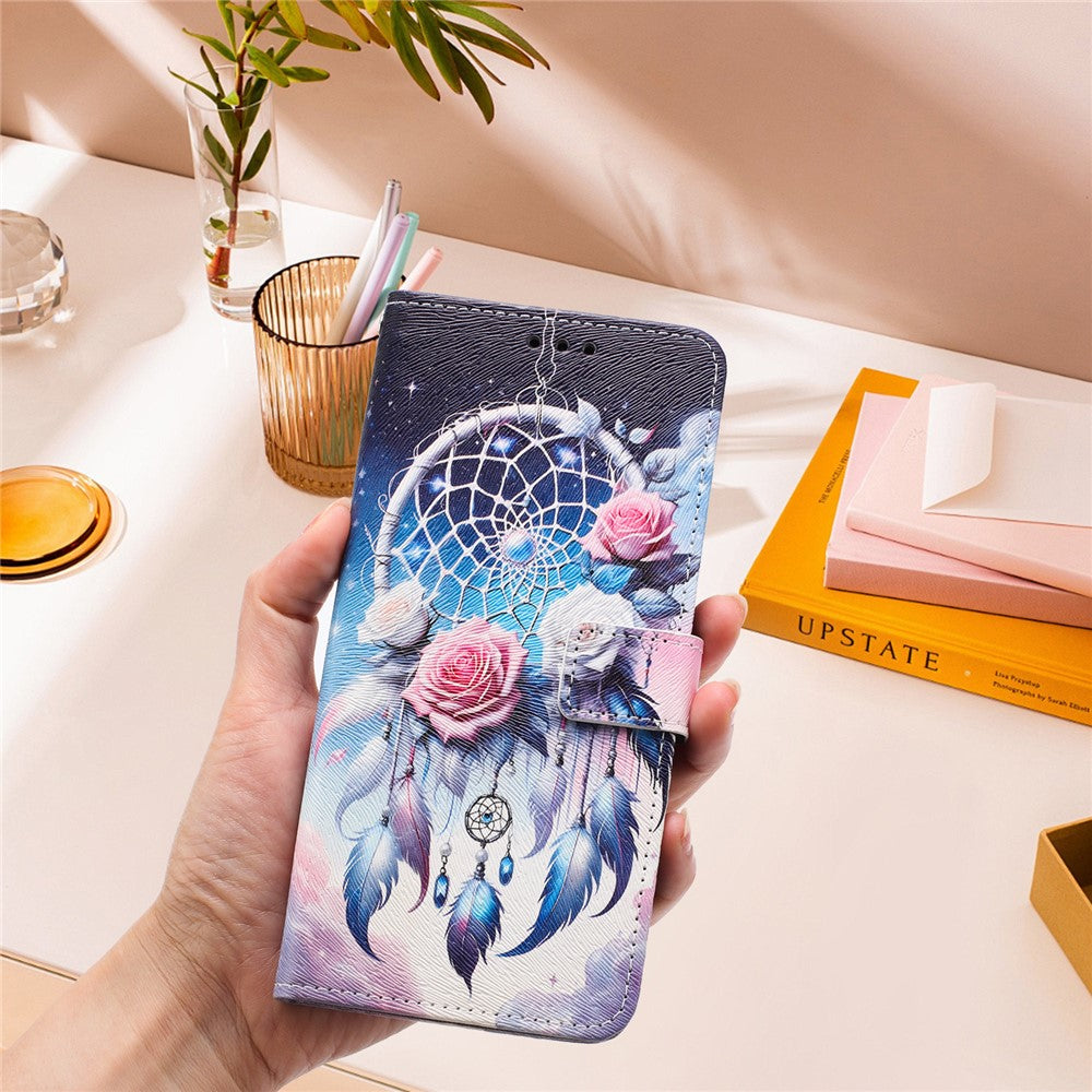 YX-2501 For Honor Magic7 Lite 5G / X9c 5G / X60 Pro 5G Case Pattern Printing PU Leather Wallet Phone Cover with Lanyard