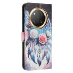 YX-2501 For Honor Magic7 Lite 5G / X9c 5G / X60 Pro 5G Case Pattern Printing PU Leather Wallet Phone Cover with Lanyard
