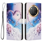 YX-2501 For Honor Magic7 Lite 5G / X9c 5G / X60 Pro 5G Case Pattern Printing PU Leather Wallet Phone Cover with Lanyard
