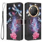 YX-2501 For Honor Magic7 Lite 5G / X9c 5G / X60 Pro 5G Case Pattern Printing PU Leather Wallet Phone Cover with Lanyard