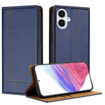 Til Samsung Galaxy A25e Cover L-formet gittermønster læder stander telefoncover med kortpladser