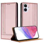 Til Samsung Galaxy A25e Cover L-formet gittermønster læder stander telefoncover med kortpladser