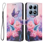 YX-2501 For Xiaomi 14T Pro Case Pattern Printing PU Leather Wallet Phone Cover with Lanyard