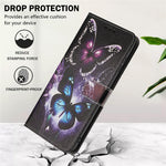 YX-2501 För Xiaomi Redmi Note 14 5G-skal Mönstertryck PU-läder Plånboksfodral med Snodd