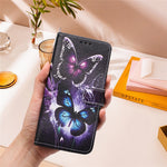 YX-2501 För Xiaomi Redmi Note 14 5G-skal Mönstertryck PU-läder Plånboksfodral med Snodd