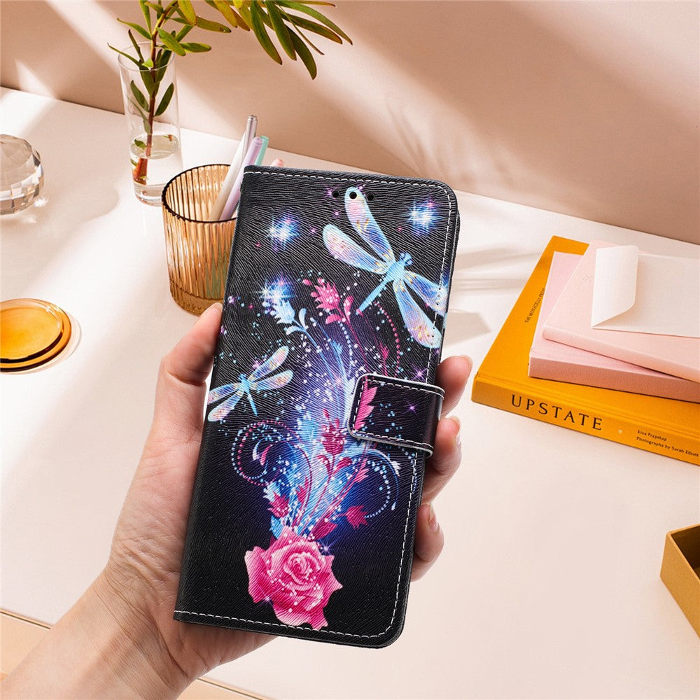 YX-2501 For Xiaomi 15 Ultra Case Pattern Printing PU Leather Wallet Phone Cover with Lanyard