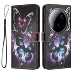YX-2501 For Xiaomi 15 Ultra Case Pattern Printing PU Leather Wallet Phone Cover with Lanyard