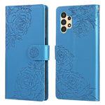 Til Samsung Galaxy A13 4G / 5G Cover Rose Blomst PU Læder Wallet Telefoncover med 3 Kortlommer