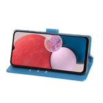 Til Samsung Galaxy A13 4G / 5G Cover Rose Blomst PU Læder Wallet Telefoncover med 3 Kortlommer