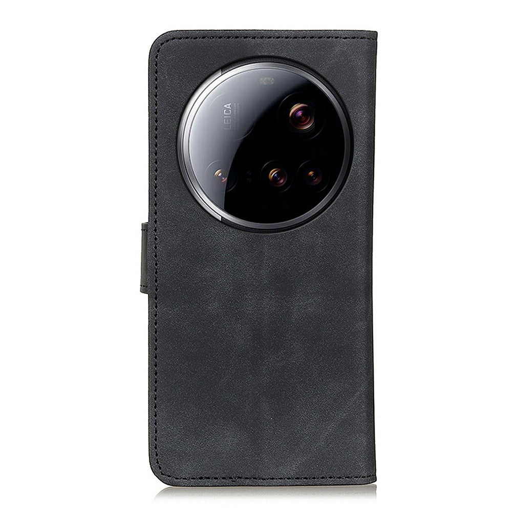 KHAZNEH For Xiaomi 15 Ultra Case PU Leather Retro Texture Phone Cover