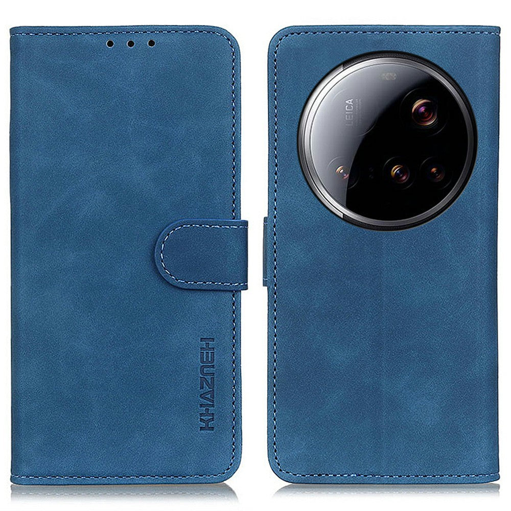 KHAZNEH For Xiaomi 15 Ultra Case PU Leather Retro Texture Phone Cover